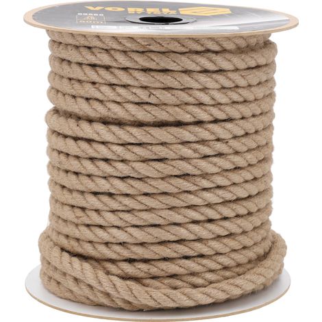 Juteseil 18 mm, 50 m, 3-litzig, imprägniert