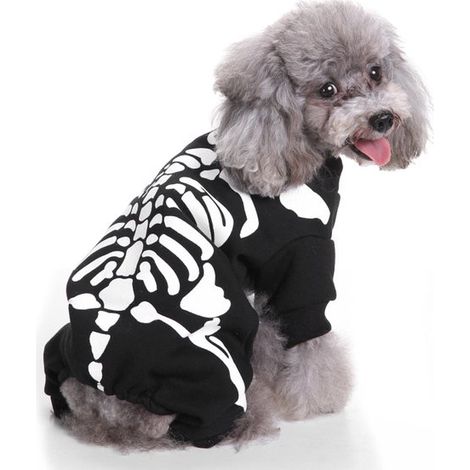 Déguisements pour animaux - Costumes d'Halloween pour chiens - Très extensibles - Tissu doux - Bonne coupe - Style polyvalent - Conviennent pour les fêtes et les défilés - Taille L