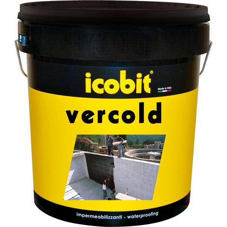 Asfalto bituminoso a freddo protezione impermeabile Icobit Vercold - 4 Kg (1/2)