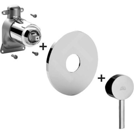 Paffoni Stick - Mitigeur encastré pour 1 sortie, chrome SKBOX010CR (1/2)
