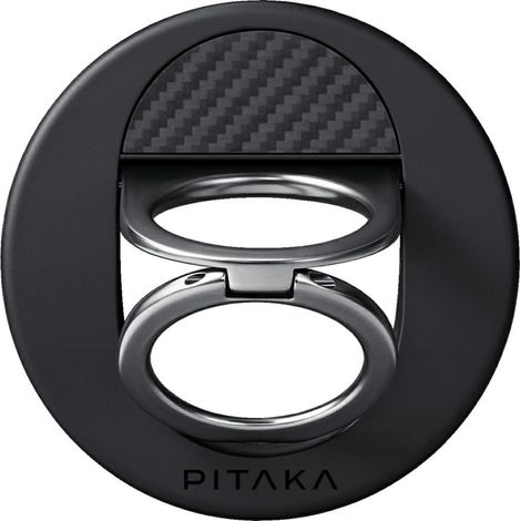 Supporto magnetico per telefono Pitaka MagEZ Grip 3 MagSafe, nero e grigio. (1/5)
