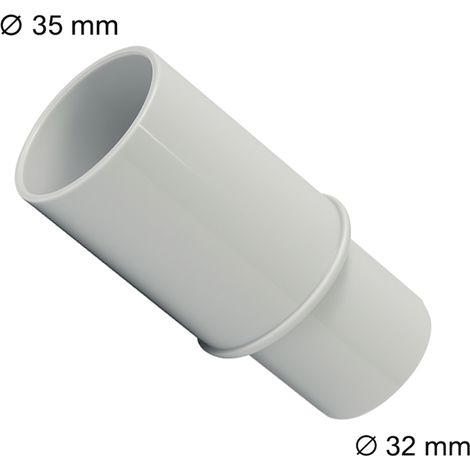 Adaptateur gris Femelle Ø35mm Mâle Ø32mm