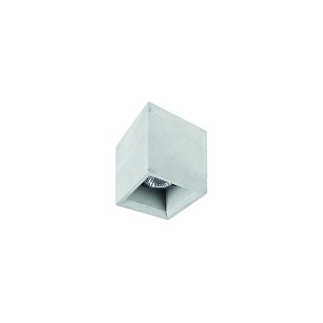 Spot plafond carré béton GU10 35W Bold S Nowodvorski