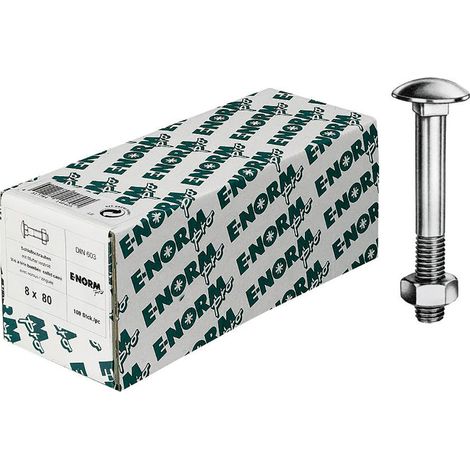 E-NORMpro DIN 603 Mu galZn M5x50 HP