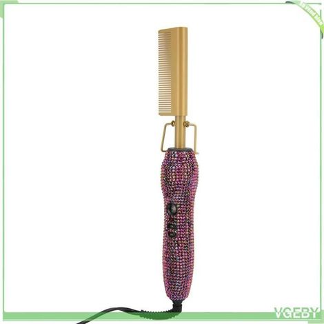 Peigne électrique - FAFEICY - Peigne 2 en 1 - Revêtement céramique - Prise UE 220V - Pour cheveux et barbe (1/5)