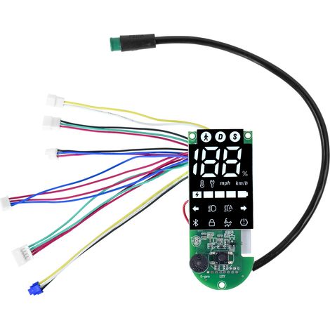 Spare parts for the Bluetooth electronic board of the new Xiaomi 5 Pro electric scooter: display panel, dashboard and circuit board. (1/4)