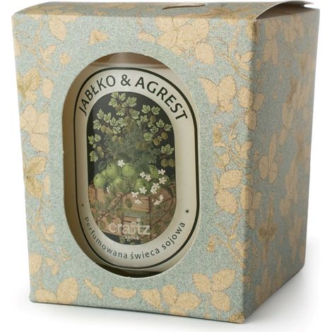 Bougie parfumée à la pomme et à la groseille à maquereau (165 g)