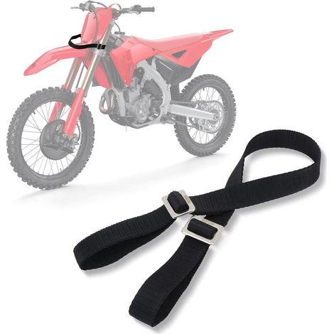 Motorrad Zurrgurte für Transport und Bergung, 1m, Schwarz