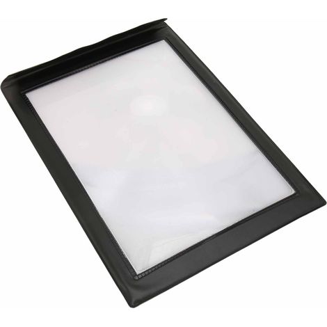 Loupe de lecture manuelle pour seniors, grande loupe rectangulaire pour la lecture de livres (1/5)