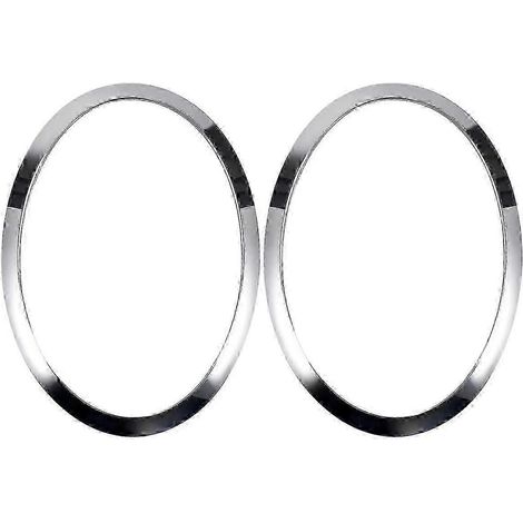 Pour MINI Cooper F55 F56 F57 03-18 Cadre de phares avant gauche et droit chromé, anneau de sourcil de phare Co-jc