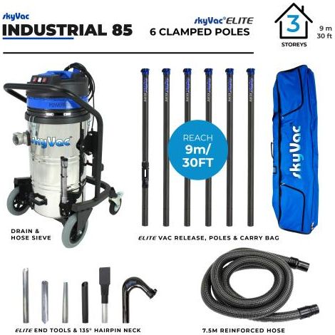 SKYVAC 85 INDUSTRIAL 6 POLE (9m/30ft)240V