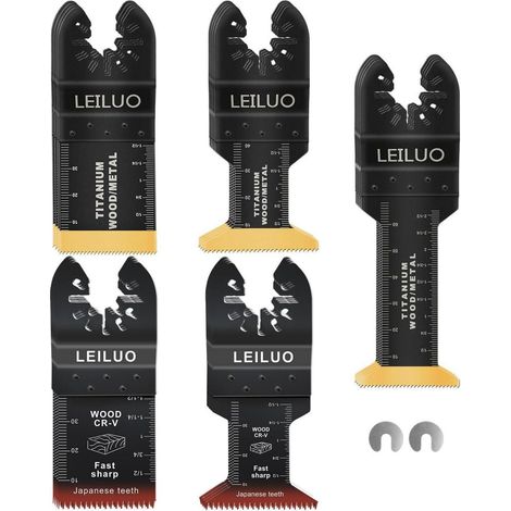 Multitool Sägeblätter 20 Stück Japanische Zähne Titan 20tlg Upgrade (1/5)
