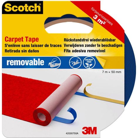 Scotch Ruban Adhésif Double Face Bleu 7m x 50mm (1/3)