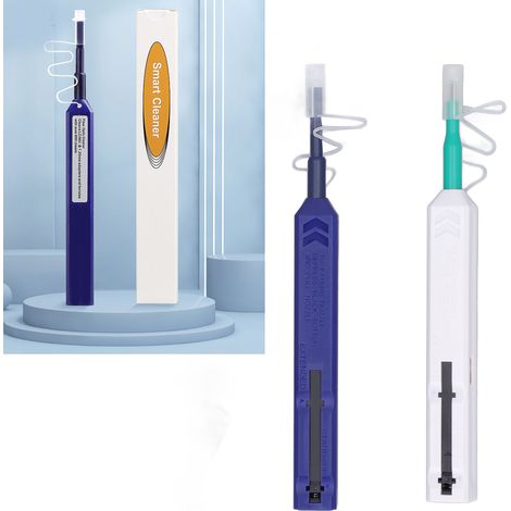 Stylo de Nettoyage Fibre Optique, Anti-Statique, pour Connecteurs LC, SC, FC, ST, E2000, Outil de Nettoyage Rapide