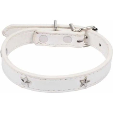 Collier Fantaisie pour Chien "Étoiles" 35cm Blanc (1/2)