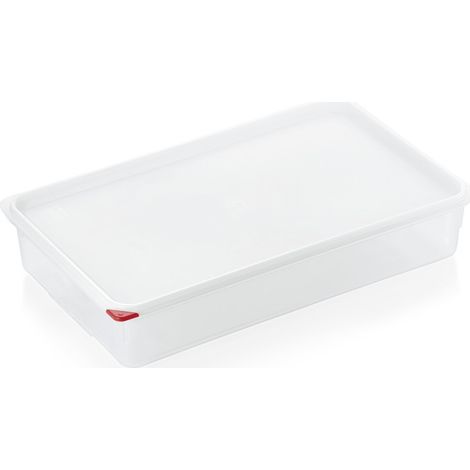 Bac GN 1/1 polypropylène H 100 mm 13,7 ltr avec couvercle GN 86 lot de 6 - Was Germany (1/3)
