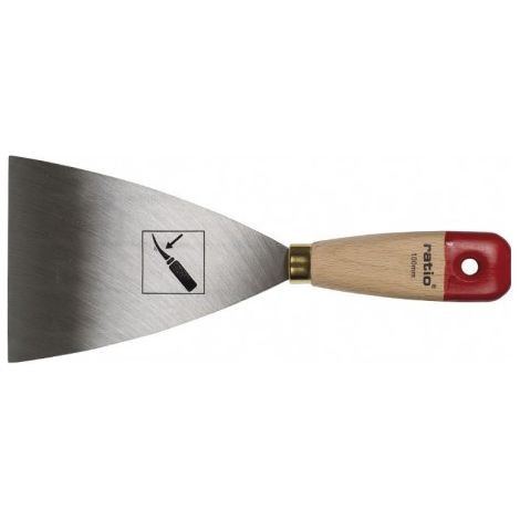 ESPATULA PINTOR MGO.MADERA 100MM.RATIO -