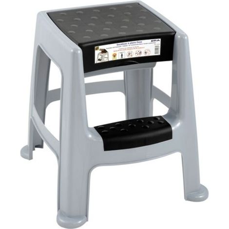 Marchepied Avec Coffre De Rangement - Plastique - Charge Max 150 Kg - Antidérapant - Pour Bricolage Et Entretien Domestique - 465 X 450 X 485 Mm (1/5)