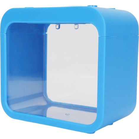 Mini aquarium avec éclairage LED, aquarium aquaponique détachable pour poissons betta, idéal pour la décoration de bureau ou de maison. (1/5)