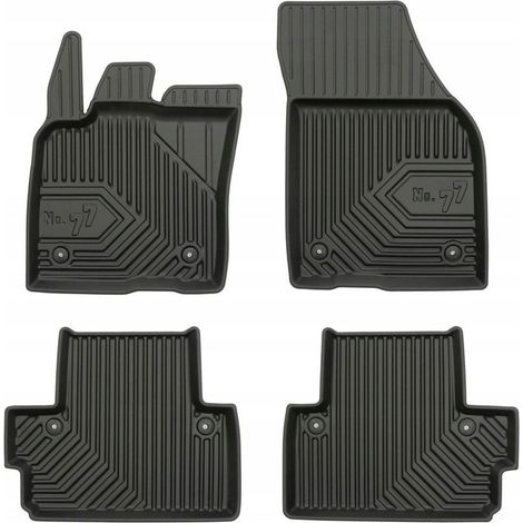 Alfombrillas para Volvo C30 2006-2012, alfombrillas para puertas, alfombrillas de goma para puertas, bandejas 77 (1/5)
