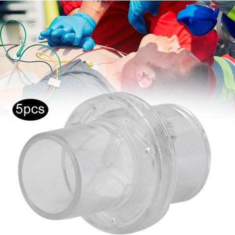 5 pièces Valve unidirectionnelle pour masque de réanimation bouche-à-bouche, outil de sauvetage CPR (1/5)