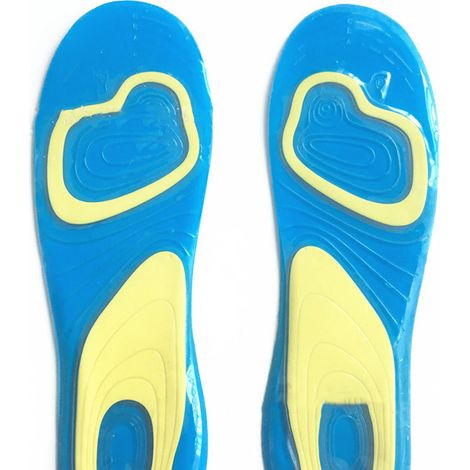 Semelles intérieures souples en silicone absorbant les chocs, protège-pieds en silicone, produits TV, pour hommes et femmes, emballage blister en forme de S, pour hommes.