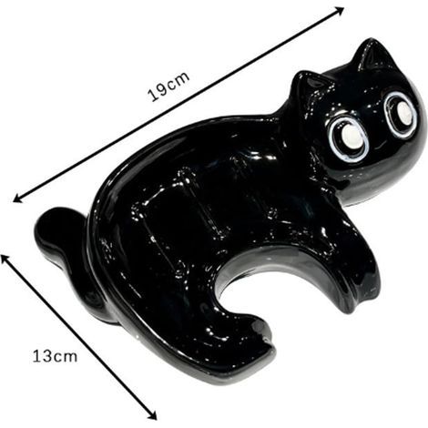 Seifenschale aus Keramik in Katzenform, selbstentleerend, für Dusche, Badezimmer, Küche, Waschbecken, Seifenschale aus Keramik, selbstentleerende Seifenschale, hübsche Seifenschalen aus Keramik (1/5)