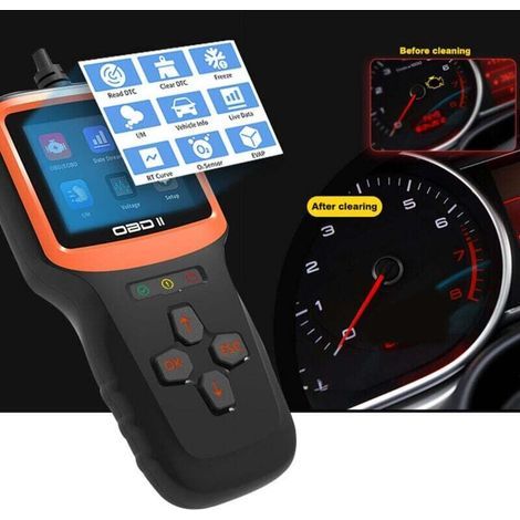 Outil de diagnostic OBD2 : Appareil de diagnostic automobile – Lecteur de codes défauts moteur – Fonctions OBDII complètes – Outil de diagnostic pour véhicules OBD (1/4)