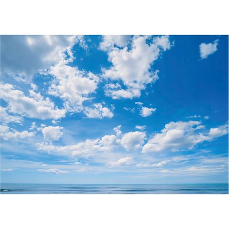 Fototapete Himmel Wolken Natur – Moderne Großformat Wandtapete 150x105 cm – Für Wohnzimmer & Schlafzimmer