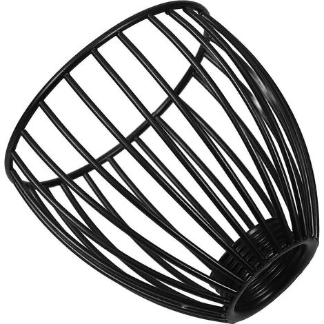 Abat-jour tambour abat-jour cage à oiseaux cache-lampe à clipser support de lampe cage pour chambre ou bureau de style campagnard (1/5)