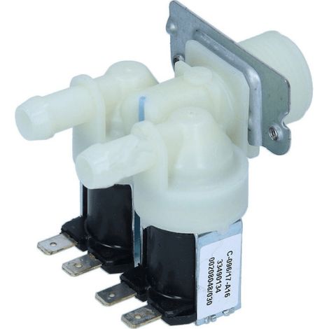ELECTROVANNE 2 VOIES 180° pour LAVE LINGE FAGOR - 55X0648