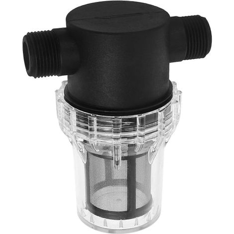 Filtre à eau pour pompe et tuyau d'arrosage avec tamis pour un arrosage efficace et une protection optimale de l'entrée du nettoyeur haute pression (1/4)