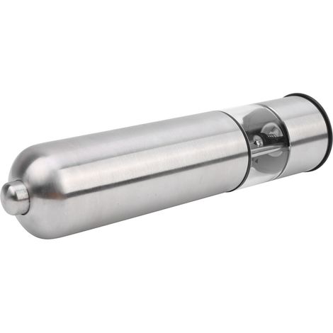 Elektrische Salz- und Pfeffermühle aus Edelstahl, automatisch, batteriebetrieben (1/5)