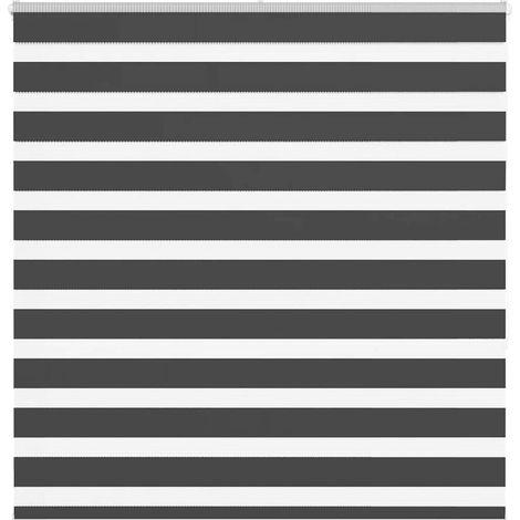 Doppelrollo Schwarz 150x150 cm Stoffbreite 145,9 cm Polyester