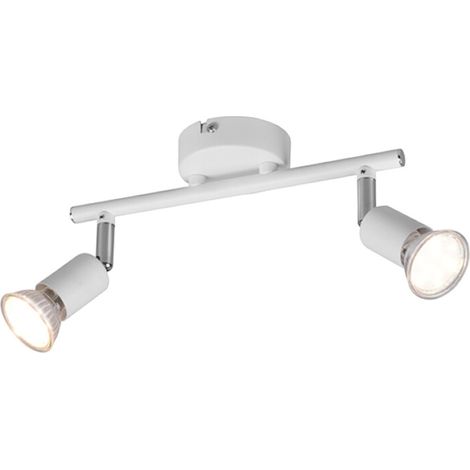 BARRA 2 FARETTI PARIS GU10 BIANCO