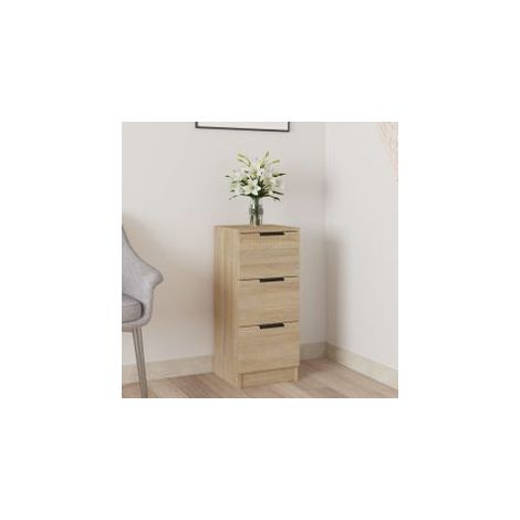 Buffet Chêne sonoma 30x30x70 Bois d'ingénierie (1/5)