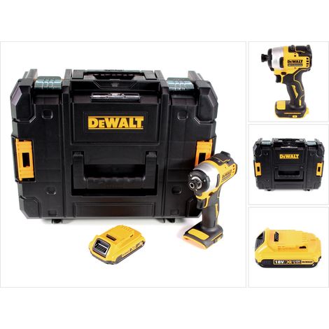 Llave de impacto sin cable DeWalt DCF 809 NT 18 V Li-Ion sin escobillas en caja T-STAK + 1 batería de 2,0 Ah - sin cargador