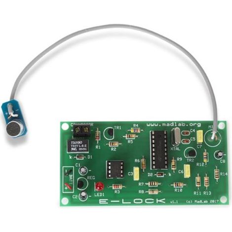 Whadda Lötbausatz, DIY, Madlab Elektronik-Kit, E-Lock, digitale Sicherheit, lehrreich und unterhaltsam (1/4)