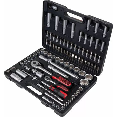 KS TOOLS 1/4"+1/2" Juego de llaves de vaso 96 pzs. - 917.0796 (1/2)