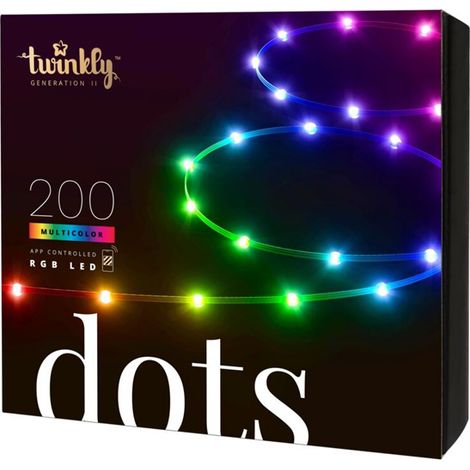 Twinkly Dots 200 RGB Smart Lights 10m (1/5)