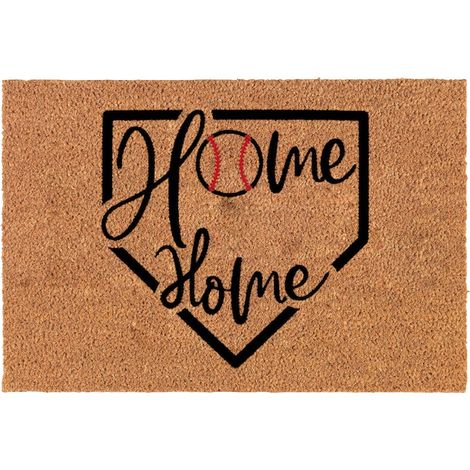 Tapis De Seuil - Tapis D'Entrée Antidérapant En Polyester - 60 x 40 cm - Pour Porte D'Entrée Extérieure Intérieure Porche Jardin Bureau - 1 Pièce (1/4)