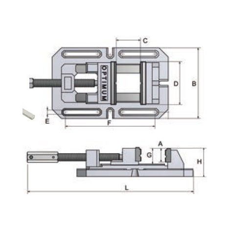 OPTI BSI Mâchoire, 200  UNE 3000220 OPTIMALE