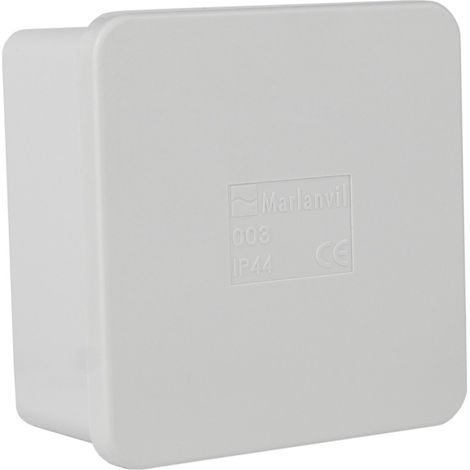 Elektrische Installations-Anschlussdose IP44 80x80x40 mm leer (1/3)