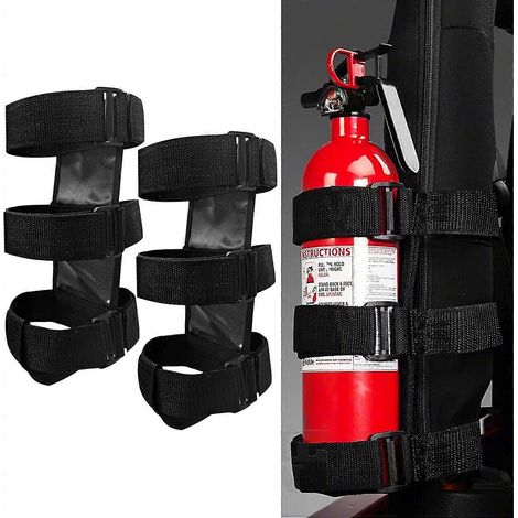Support de remplacement pour arceau de sécurité d'extincteur compatible avec Jeep Wrangler CJ YJ TJ LJ JK JKU JL JLU, Polaris Ranger RZR General RS1, Can Am Maverick X3 et Mo (1/5)