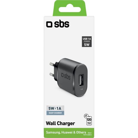 SBS TETR1USB1A adaptateur de puissance & onduleur Intérieure 5 W Noir (1/2)