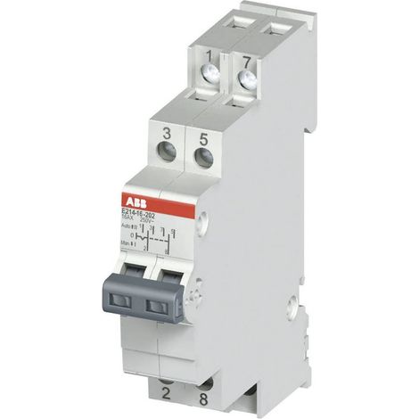 ABB E214-16-202 COMMUTATORE I-0-II 2P 16A (1/2)