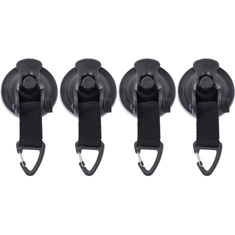 Lot de 4 ventouses haute résistance légères faciles à installer pour tente de camping abri bâche (1/5)