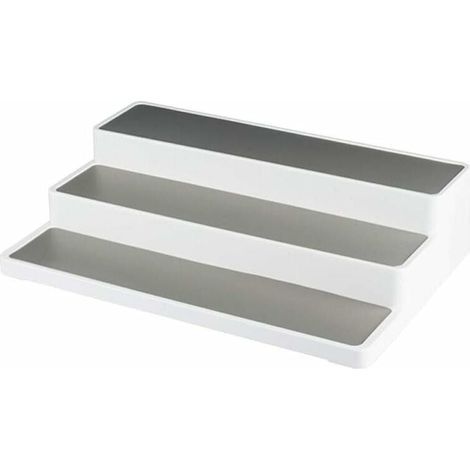 Organisateur de Placard/étagère de Cuisine antidérapant à 3 Niveaux,Organisateur de Rangement à Plusieurs Niveaux Extensible,Organisateur de Maquillage, étagère à Pots à épices-Fei Yu (1/4)