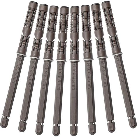 8 Pièces Supports Étagères Flottantes, Support Mural Invisible pour DIY Étagères Murales (10100mm) (1/4)