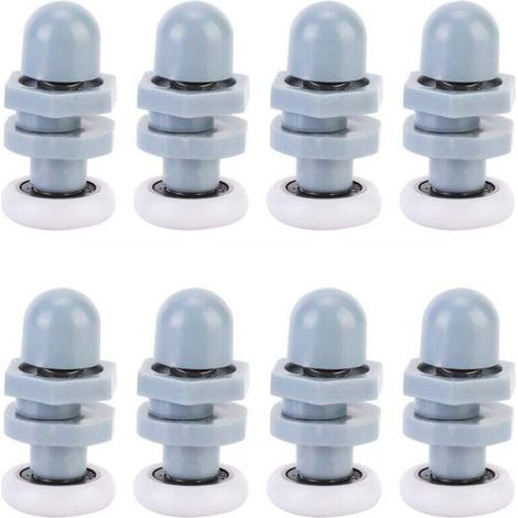 Stück robuste Kunststoff-Duschtürschienen, Gleitschienenlager, Ersatzteile für Badezimmerglas (20 mm) (1/5)
